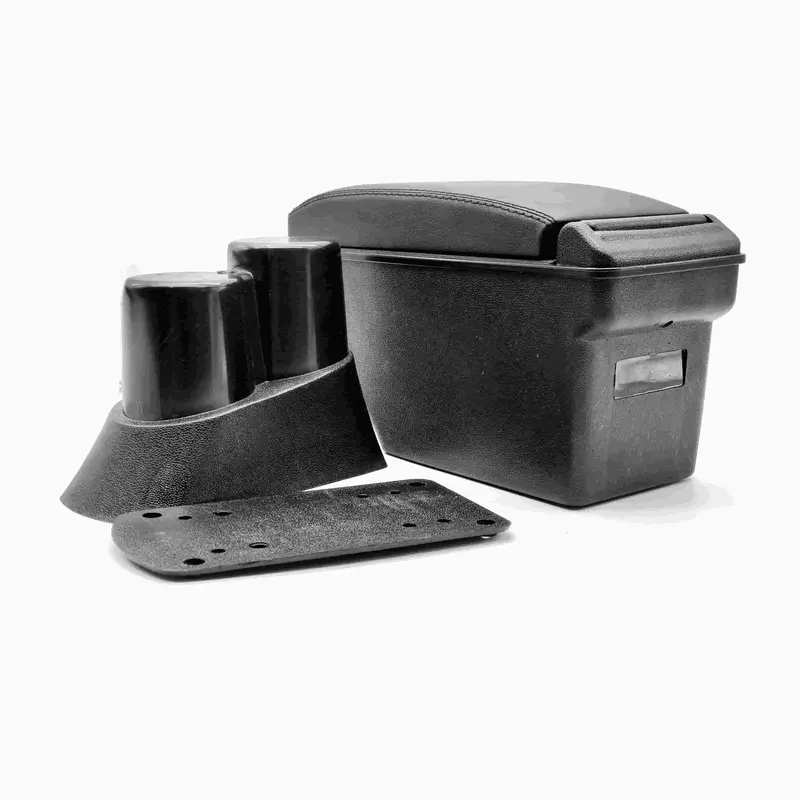 Honda City/Suzuki Alto Armrest Console Box Black At-1 Multi Stitch 2