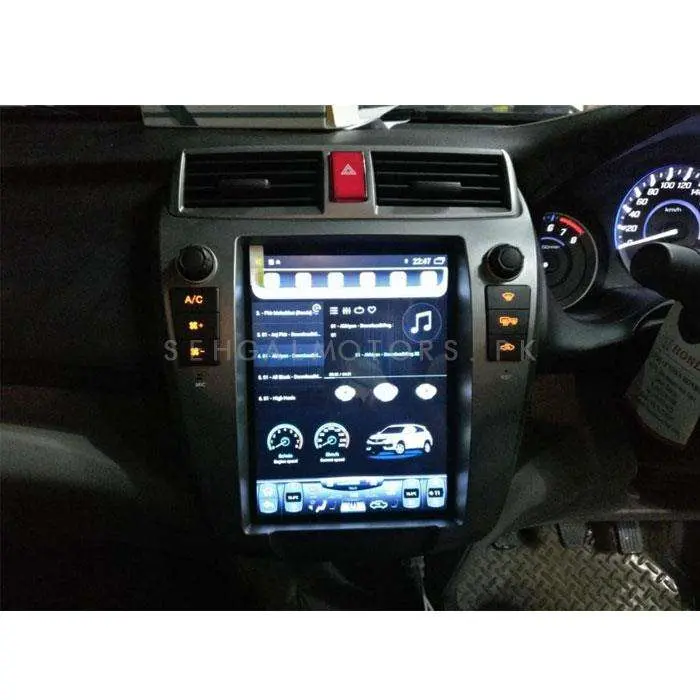 Honda City Tesla Lcd Silver 11 Inches 2008 - 2021 - 8Th Gen Ips Display Multimedia System Android 2