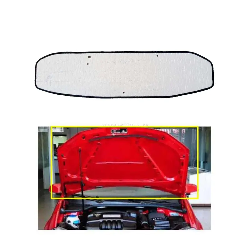 Honda Civic 2D Aluminum Bonnet Liner Cover 2012 - 2016 - Protector Lid Garnish Bonnet Namda 2