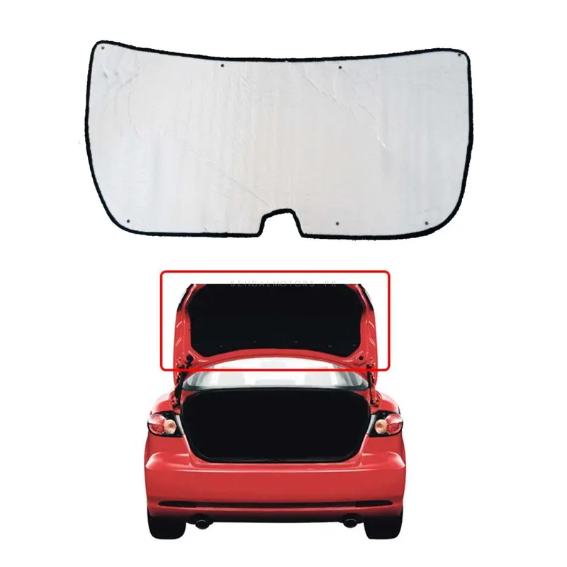 Honda Civic 2D Aluminum Trunk Liner Cover 2008 - 2012 - Protector Lid Garnish Diggi Namda 2