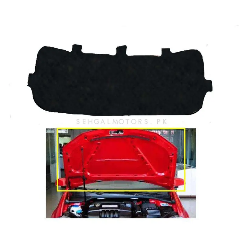 Honda Civic 2D Black Bonnet Liner Cover 2016 - 2021 - Protector Lid Garnish Bonnet Namda 2