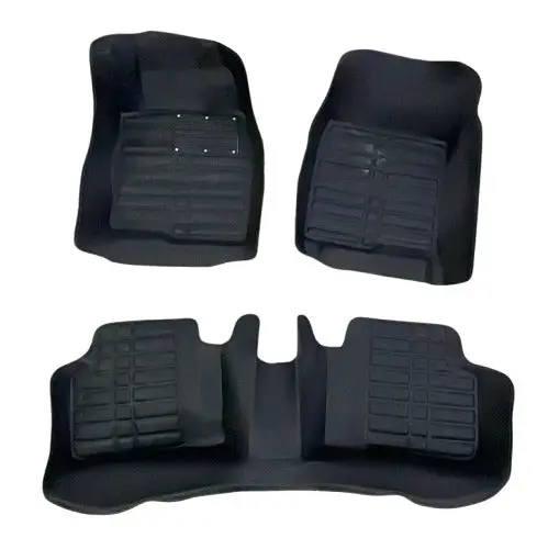 Honda Civic 5D Custom Floor Mat Black 3 Pcs 2022 - 2025 2