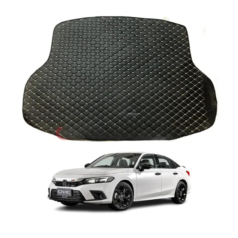 Honda Civic 7D Eco Trunk Mat Stitch Model 2022-2023 1