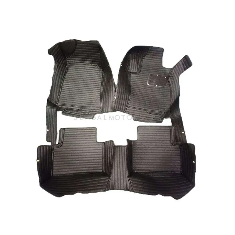 Honda Civic 7D Lining Floor Mats - Black - 3 Pcs 2022 - 2025 2