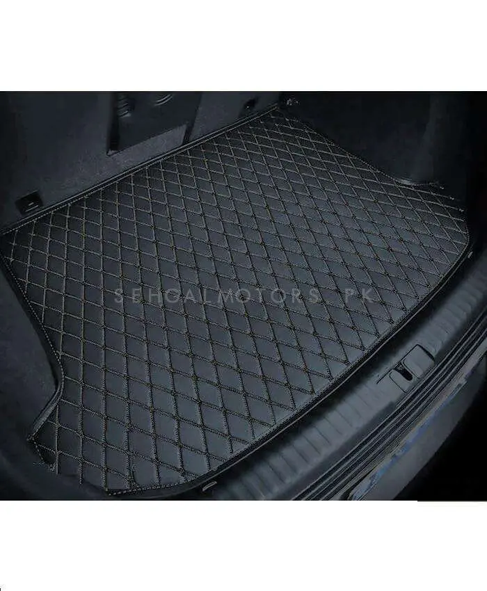 Honda Civic 7D Trunk Mat Mix Thread Black 2016 - 2021 - Cargo Boot Liner Diggi Protection Tray Cover 2