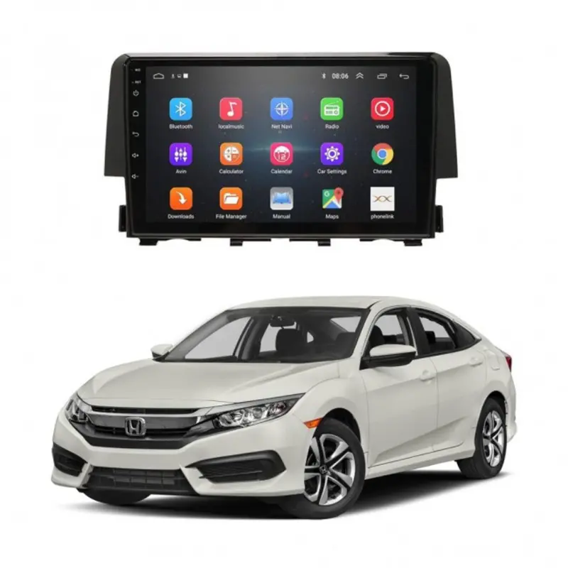 Honda Civic Android Lcd Panel (1+16Gb) Model 2017-2021 1