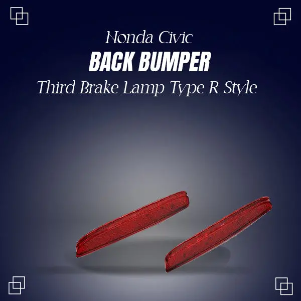 Honda Civic Back Bumper Third Brake Lamp Type R Style 2016 - 2021 1