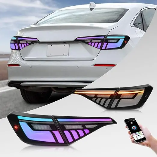 Honda Civic Back Light Smoke Rgb V2 Model 2022-2023 1