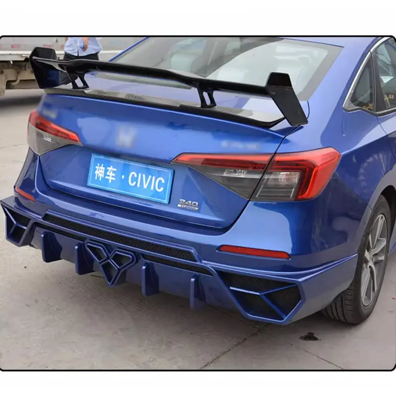 Honda Civic Back Thunder Modified Siege Bodykit Plastic 2022 - 2025 - 1 Piece 1