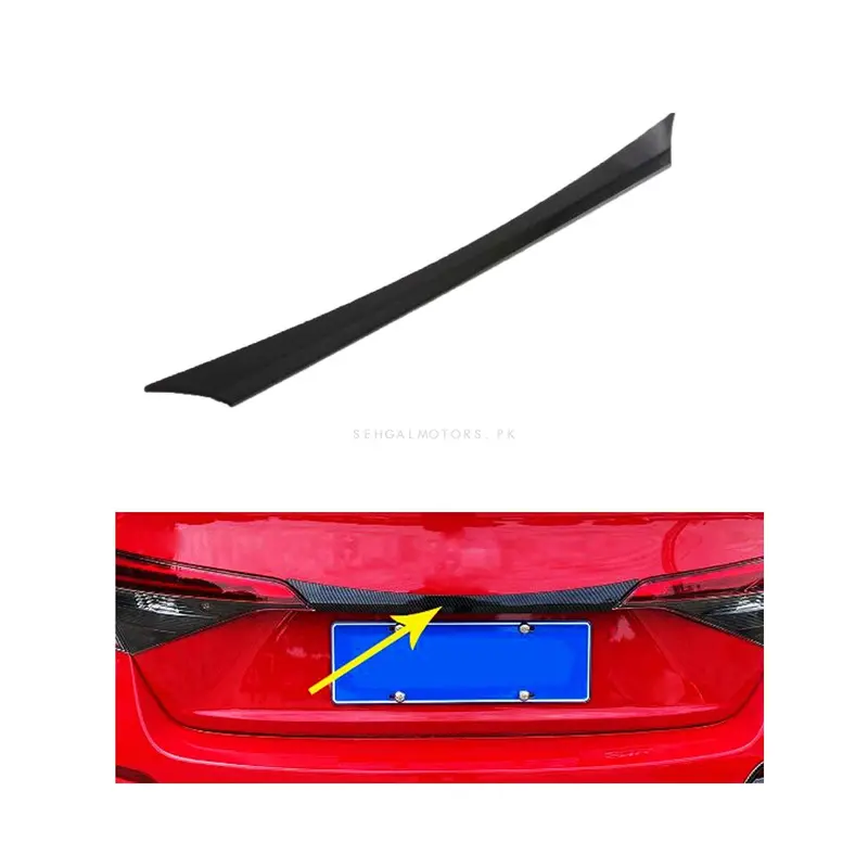 Honda Civic Back Trunk Garnish Black Trim 1Pc 2022 - 2025 2