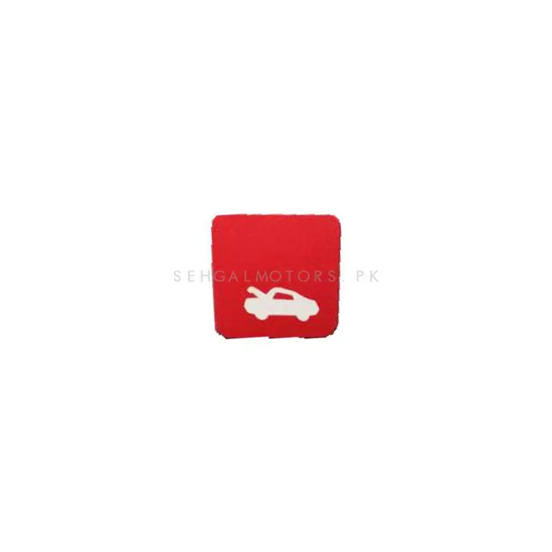 Honda Civic Bonnet Catcher Lock Button Trim Red 2016 - 2021 2