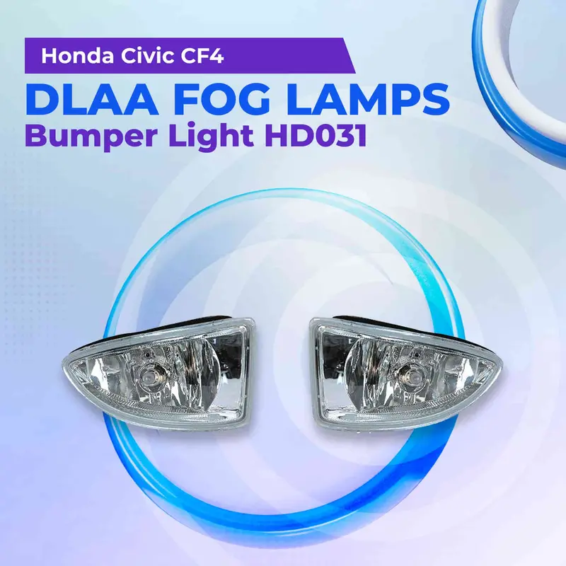 Honda Civic Cf4 Dlaa Fog Lamps Bumper Light Hd031 2005 - 2006 1