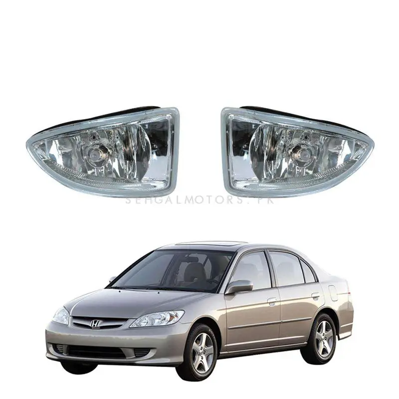 Honda Civic Cf4 Dlaa Fog Lamps Bumper Light Hd031 2005 - 2006 2