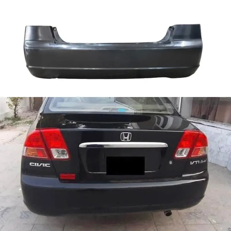 Honda Civic Cf4 Oem Plastic Rear Bumper 2003 - 2005 1