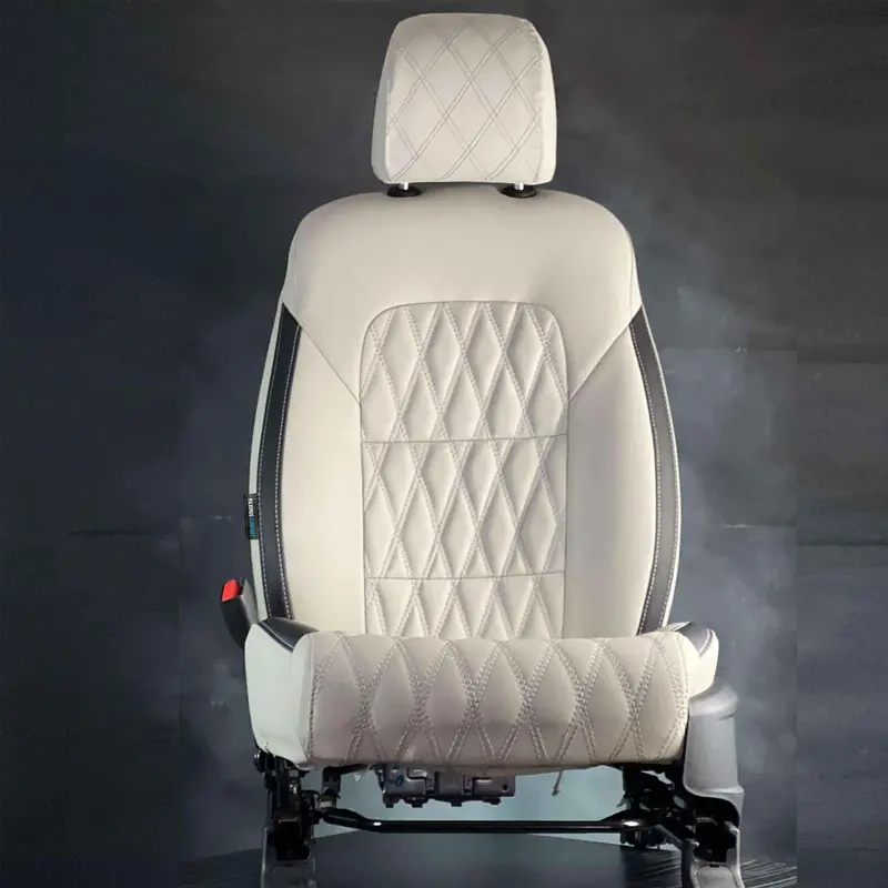 Honda Civic Diamond Cut Beige With Black Seat Cover 2016 - 2021 2