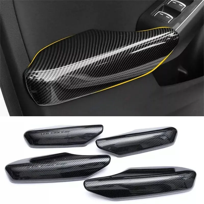 Honda Civic Door Arm Rest Trim Carbon Fiber Model 2022-2024 1