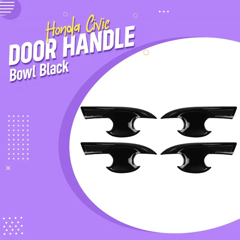 Honda Civic Door Handle Bowl Black 2022 - 2025 1