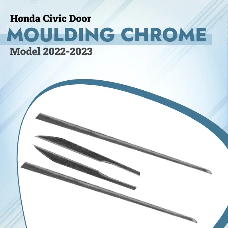 Honda Civic Door Moulding Chrome 2022 - 2025 1