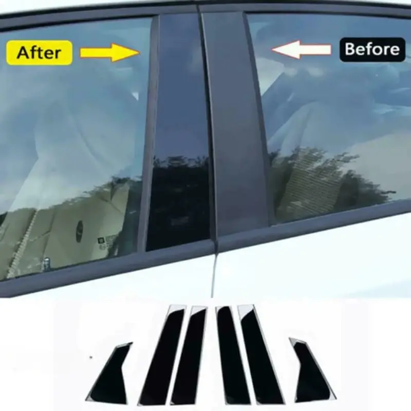 Honda Civic Door Pillar Trim Black Model 2022-2024 1