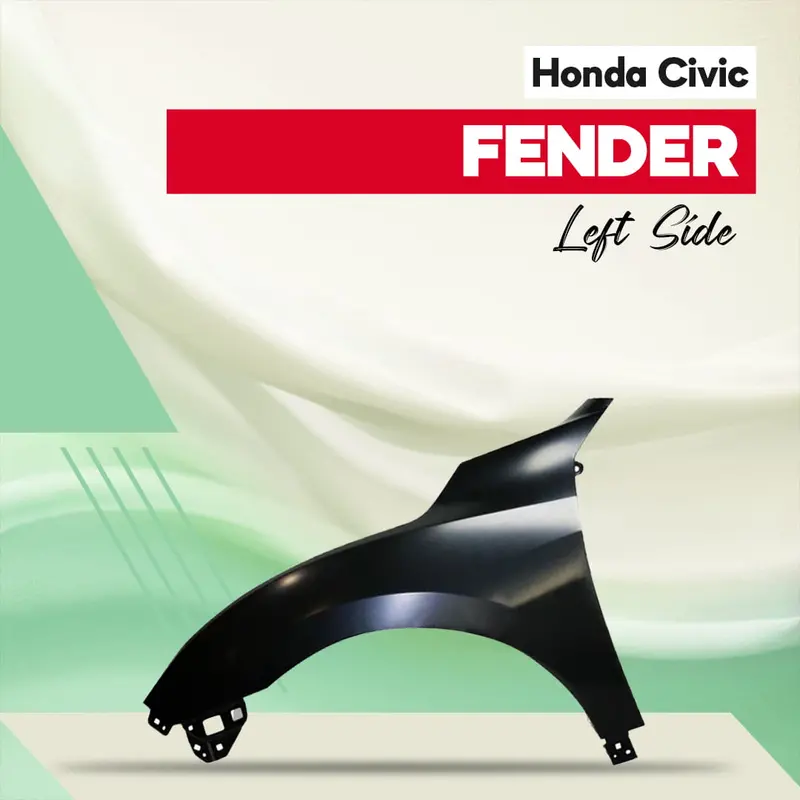 Honda Civic Fender Left 2016 - 2021 1