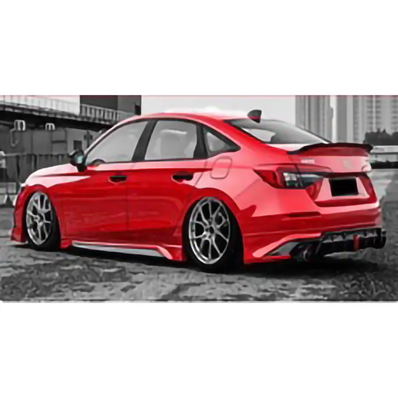 Honda Civic Front Body Kit Yofer Style Plastic - 1Pc 2022 - 2025 1