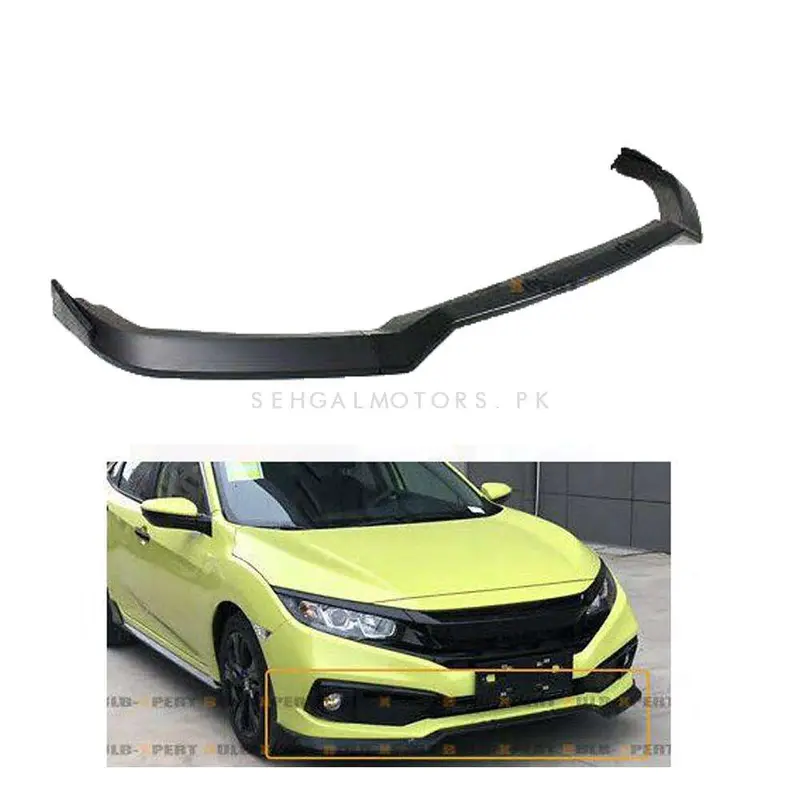 Honda Civic Front Bumper Lip 1 Pc Version 2 2016 - 2021 1