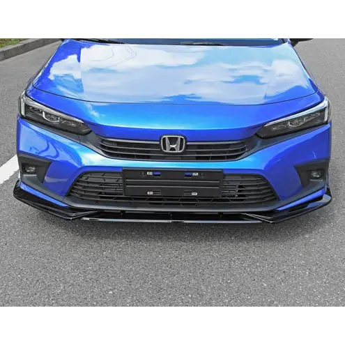 Honda Civic Front Bumper Lip Glossy Black 2022 - 2025 2