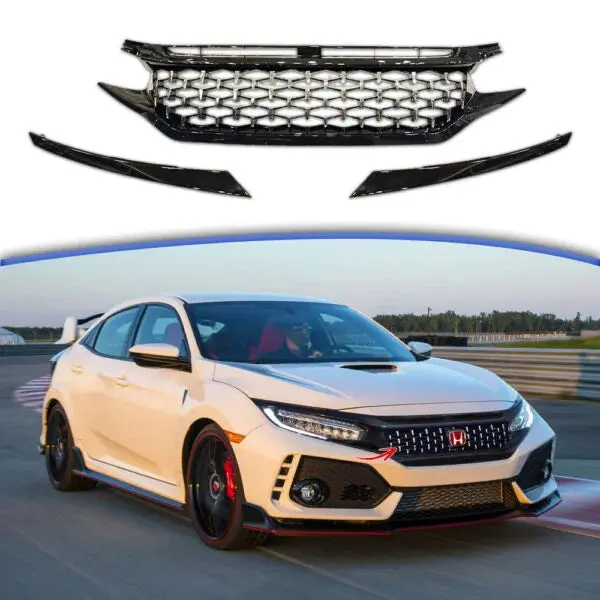 Honda Civic Front Grill Diamond Style Model 2016-2021 1