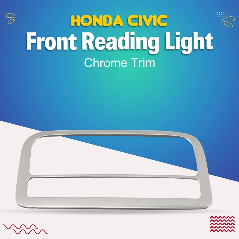 Honda Civic Front Reading Light Chrome Trim 2016 - 2021 1