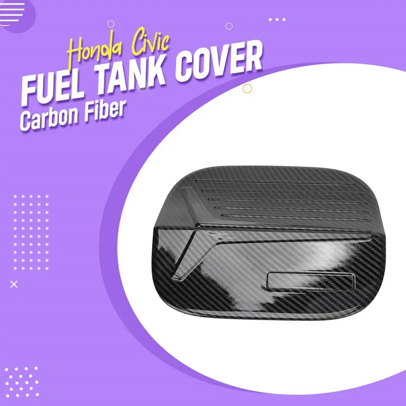 Honda Civic Fuel Tank Cover Carbon Fiber 2022 - 2025 1