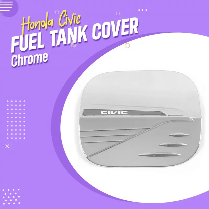 Honda Civic Fuel Tank Cover Chrome 2022 - 2025 1