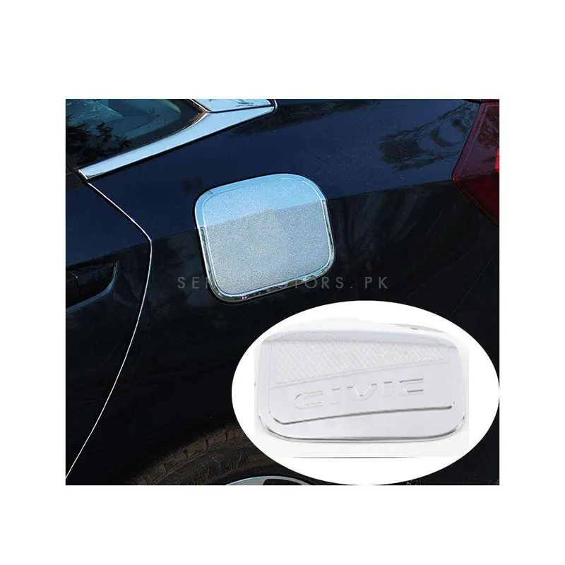 Honda Civic Full Chrome Fuel Tank Cover (102200197) 2016 - 2021 2