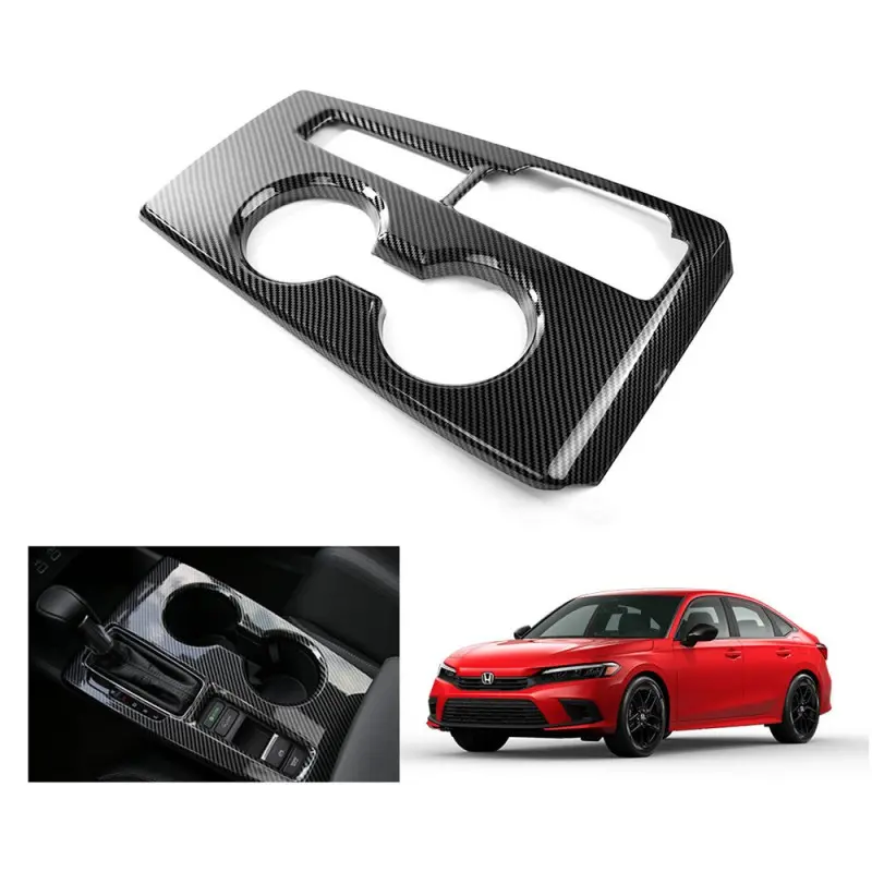 Honda Civic Gear Box Trim Carbon Fiber Model 2022-2024 1