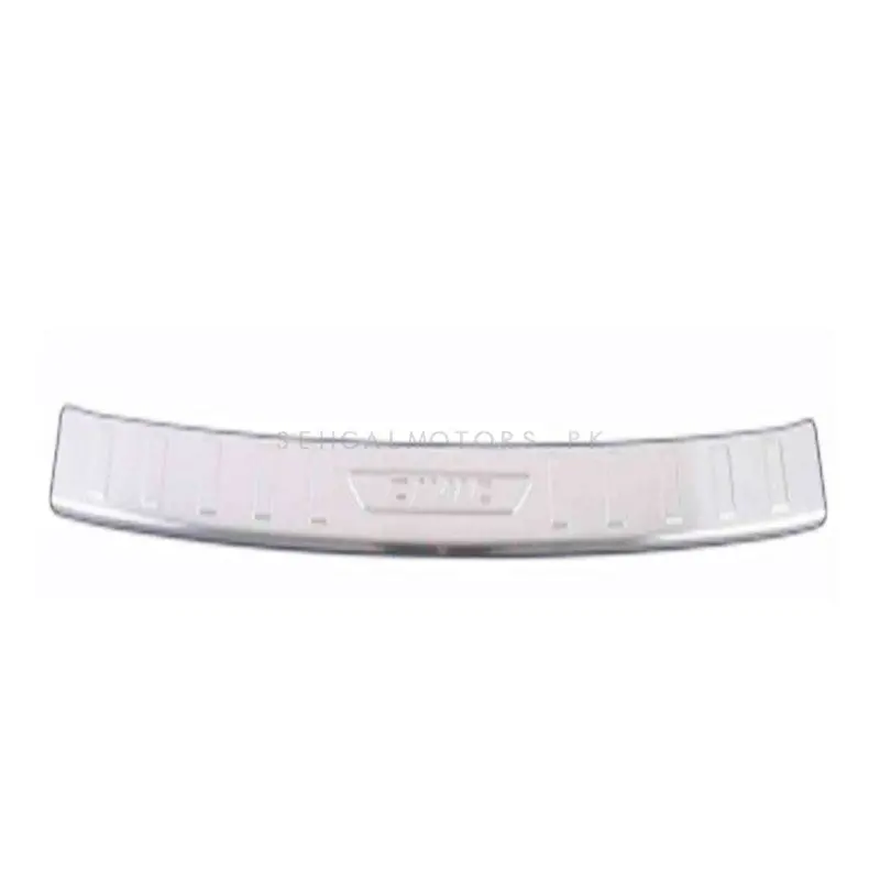 Honda Civic Hatchback Chrome Trunk Bumper Protector 2016 - 2021 - - With Red Sticker 2
