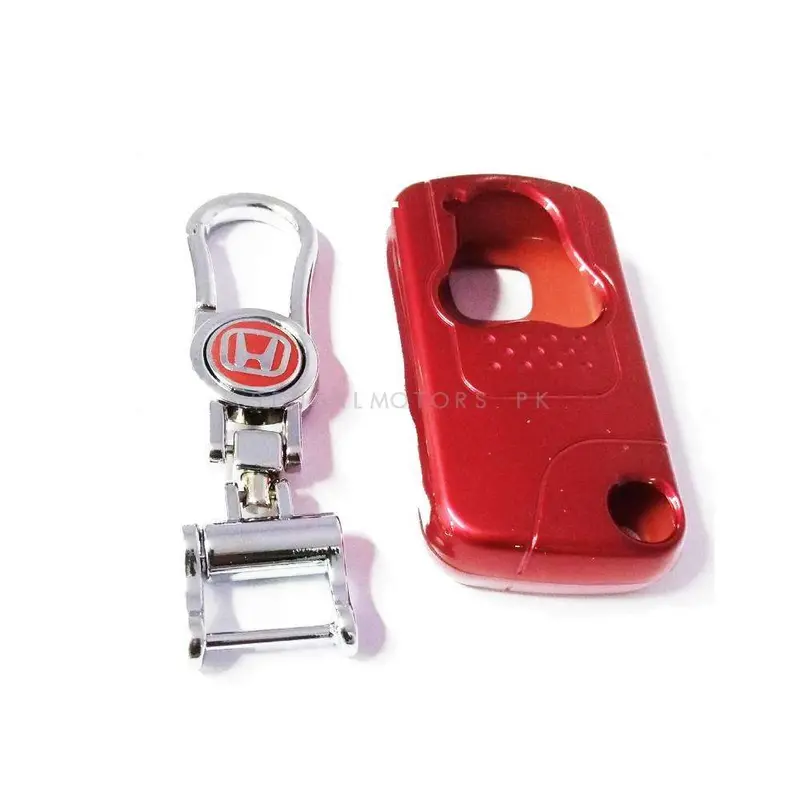 Honda Civic Hybrid Key Shell Case Cover Red 2005 - 2010 2