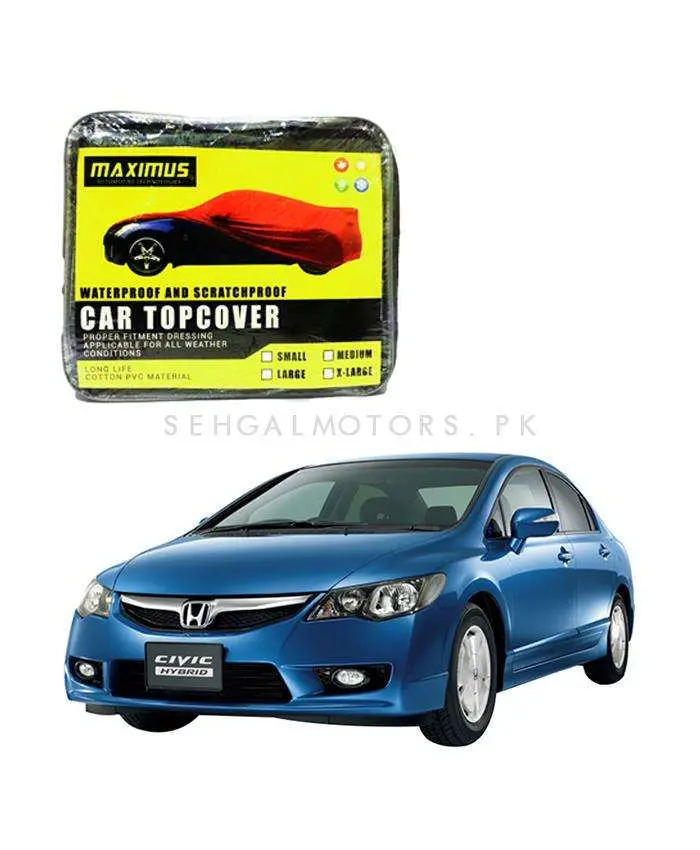 Honda Civic Hybrid Maximus Non Woven Top Cover 2006 - 2012 - - Scratchproof And Waterproof - Without Belt 2