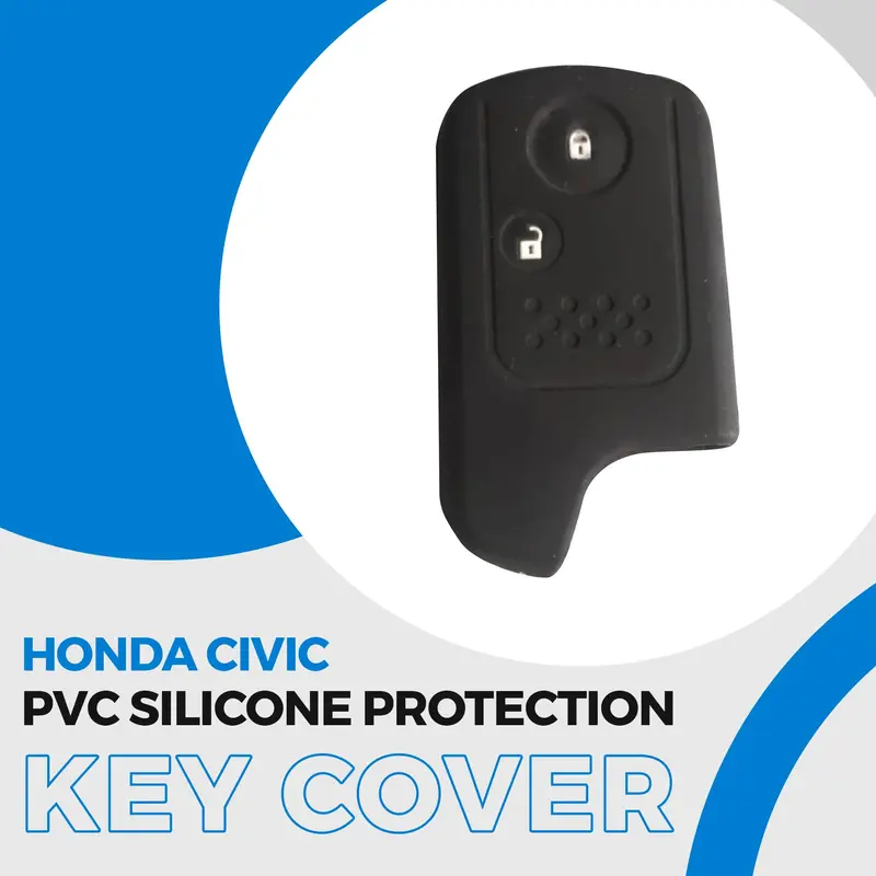 Honda Civic Hybrid Pvc Silicone Key Cover 2 Buttons 2005 - 2010 1