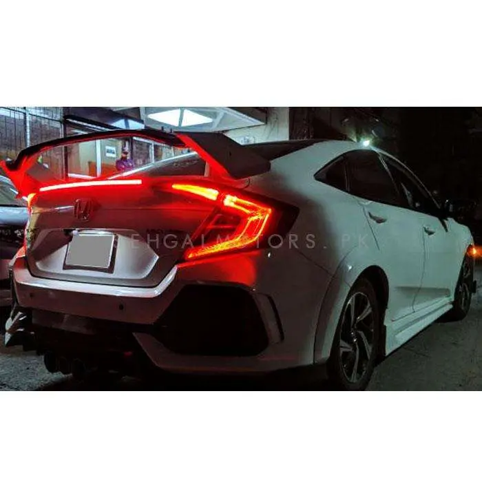 Honda Civic Kantara Back Led Spoiler 2016 - 2021 2