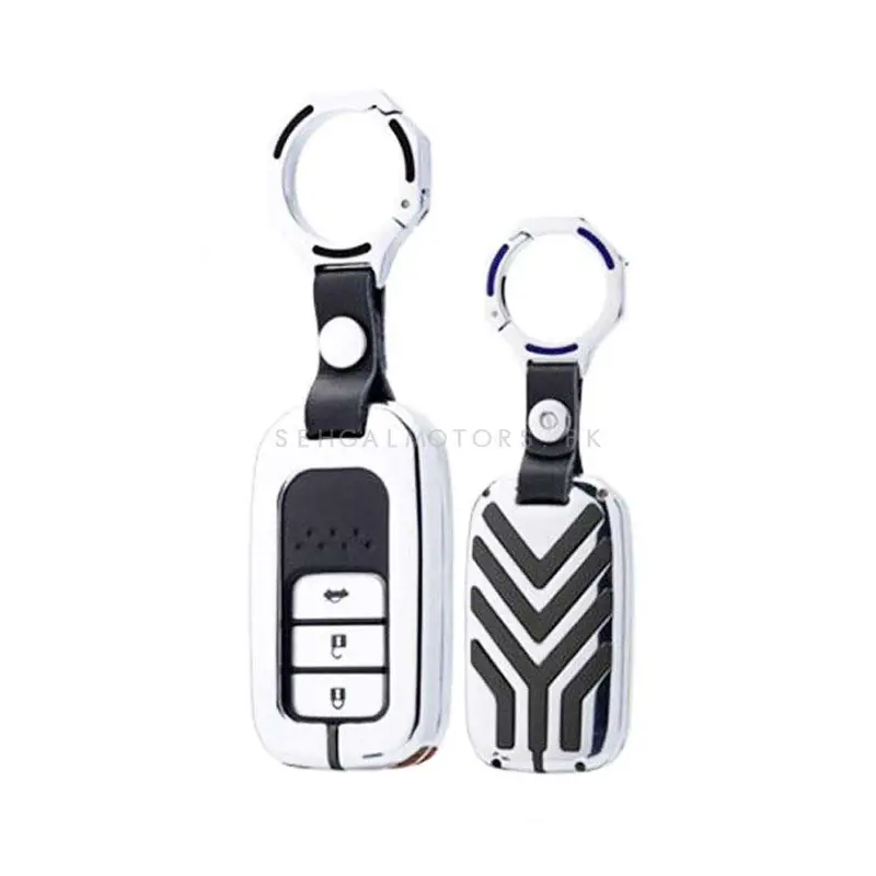 Honda Civic Key Shell Case Cover Full Chrome 2016 - 2021 - Replacement Casing 2