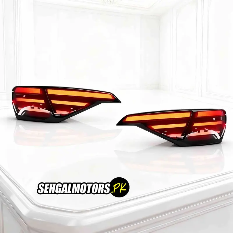 Honda Civic Lining Style Back Lamps Light Red 2022 - 2025 2