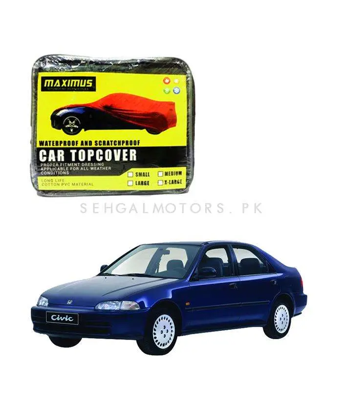 Honda Civic Maximus Non Woven Car Top Cover 1992 - 1995 - - Scratchproof And Waterproof - Without Belt 2