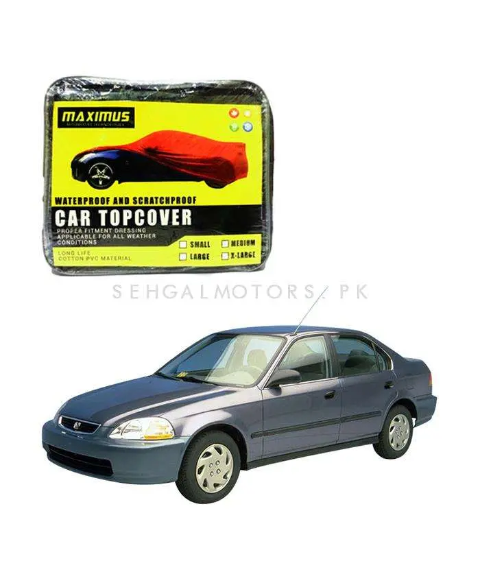 Honda Civic Maximus Non Woven Car Top Cover 1999 - 2004 - - Scratchproof And Waterproof - Without Belt 2