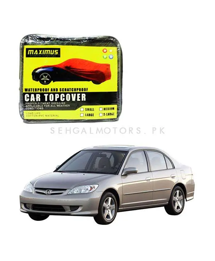 Honda Civic Maximus Non Woven Car Top Cover 2004 - 2006 - - Scratchproof And Waterproof - Without Belt 2