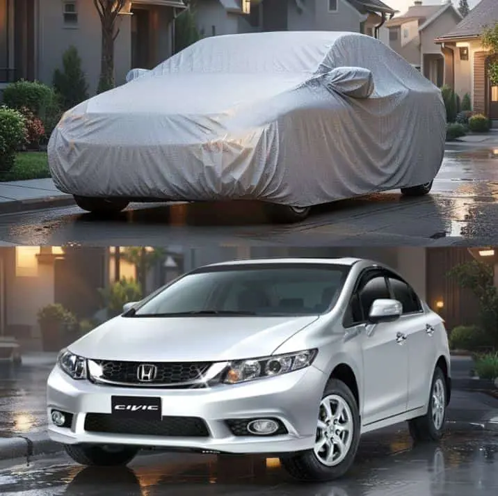 Honda Civic Maximus Non Woven Car Top Cover 2012 - 2016 - - Scratchproof And Waterproof - Without Belt 1
