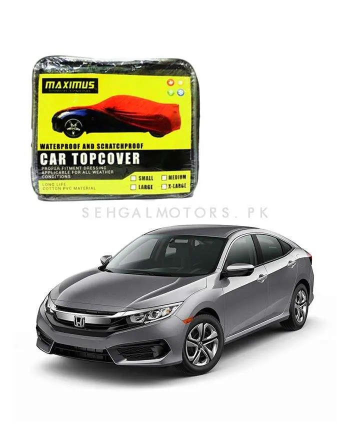 Honda Civic Maximus Non Woven Car Top Cover 2016 - 2021 - Scratchproof Waterproof 2