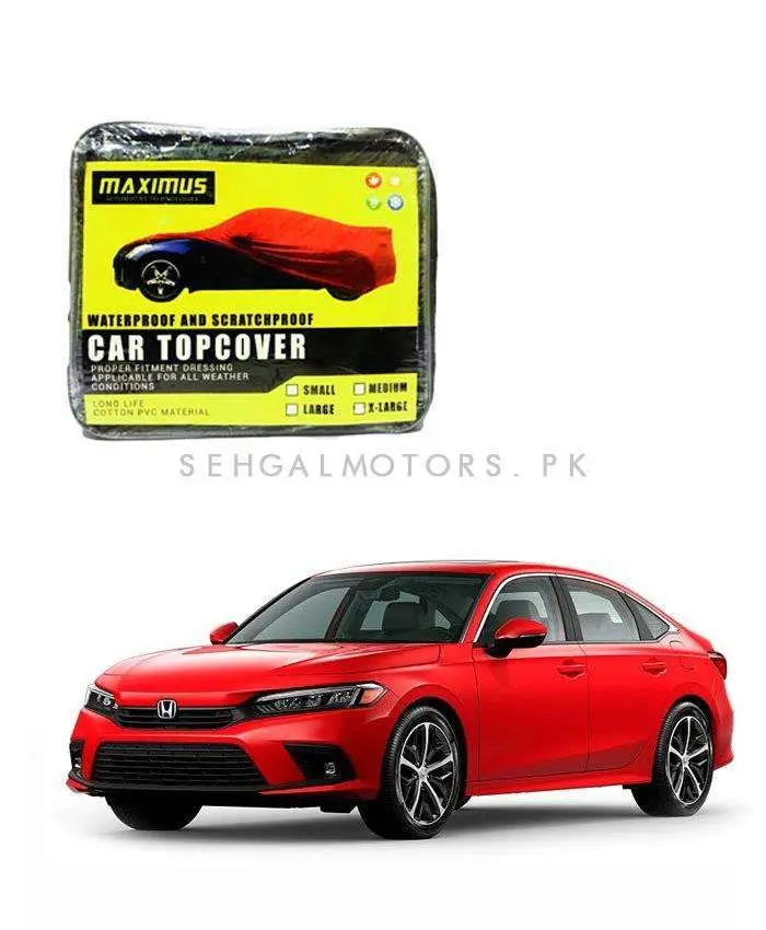 Honda Civic Maximus Non Woven Car Top Cover 2022 - 2025 - - Scratchproof And Waterproof - Without Belt 1