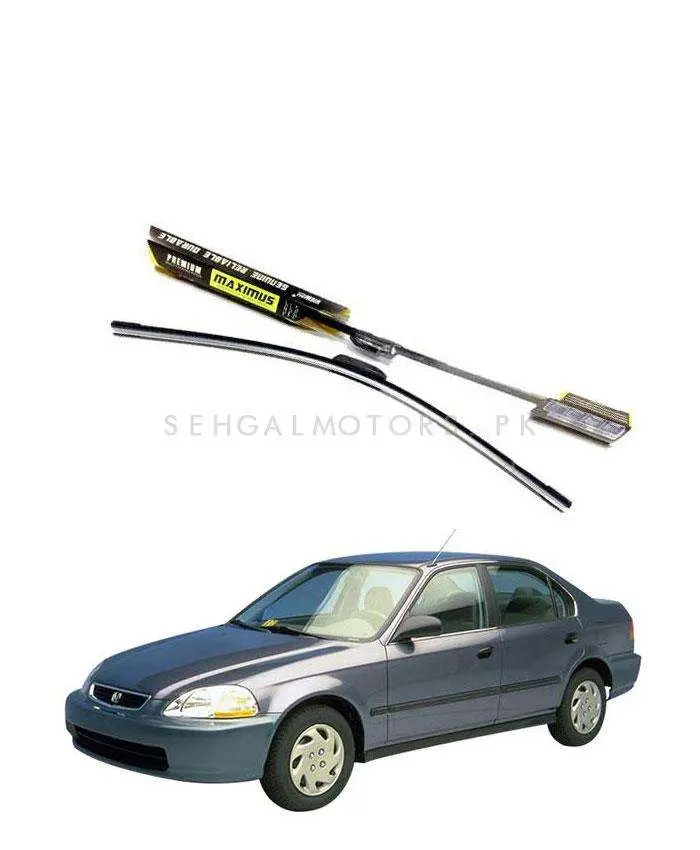 Honda Civic Maximus Premium Silicone Wiper Blades 1991 - 2001 1