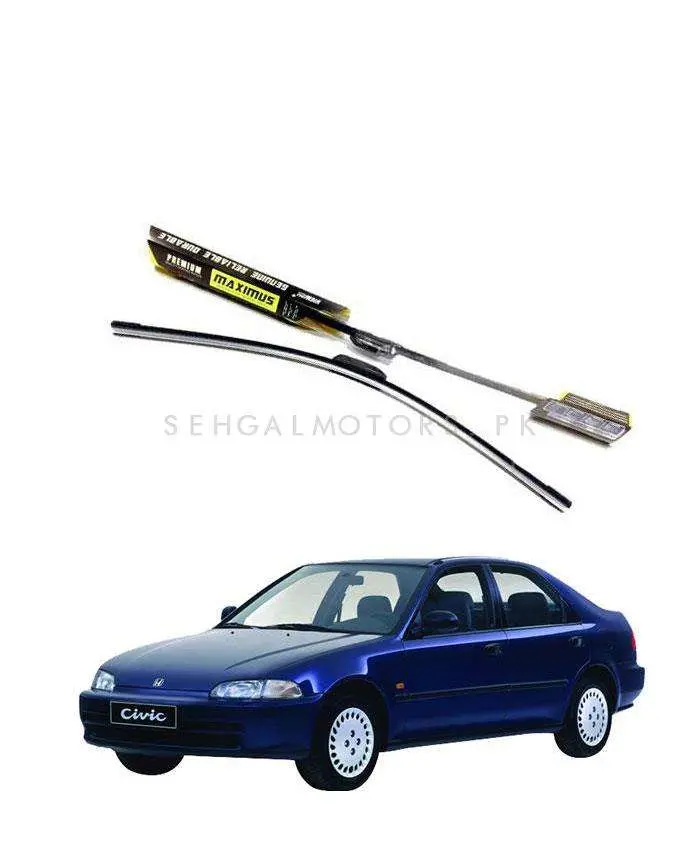 Honda Civic Maximus Premium Silicone Wiper Blades 1992 - 1995 1