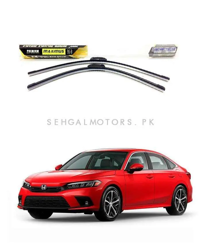Honda Civic Maximus Premium Silicone Wiper Blades 2022 - 2025 1