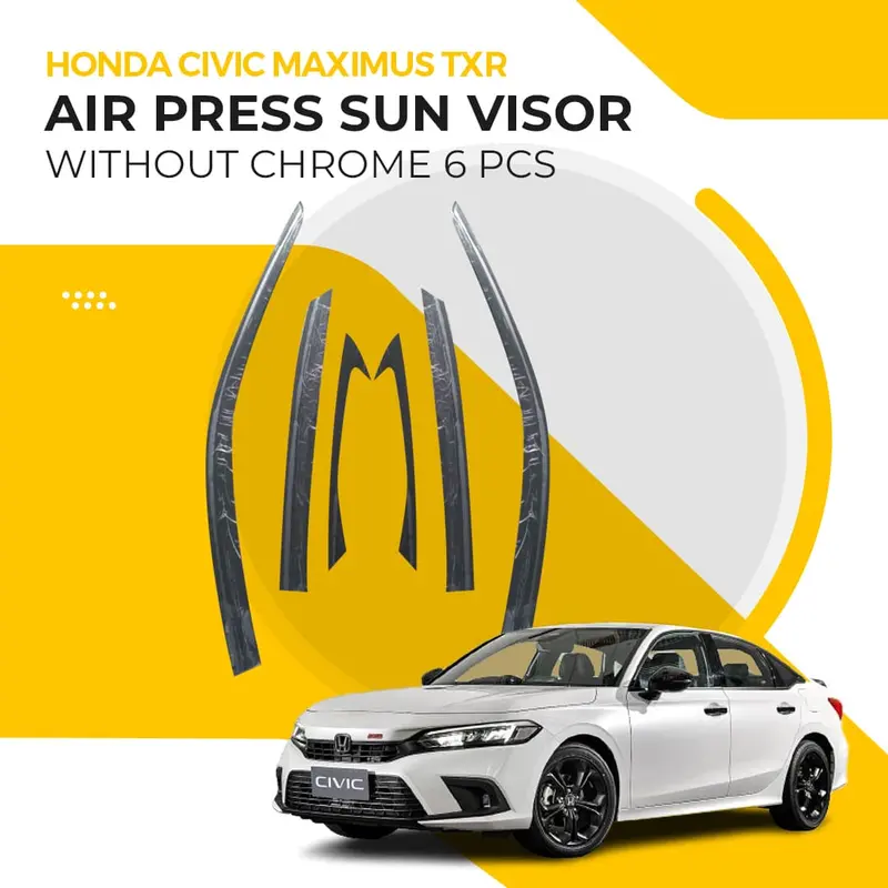 Honda Civic Maximus Txr Air Press Without Chrome 6 Pcs 2022 - 2025 1